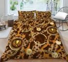 Conception de mode de luxe Couverture de couette en microfibre non jetable