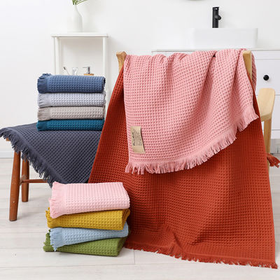 Hôtel Tassel souple multicolore serviette de bain châle 90*180 avec antimicrobien et coton