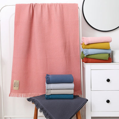 Hôtel Tassel souple multicolore serviette de bain châle 90*180 avec antimicrobien et coton