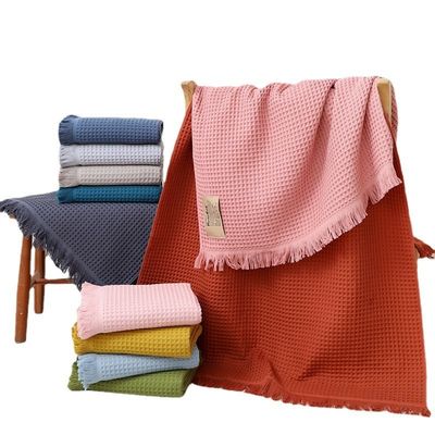 Hôtel Tassel souple multicolore serviette de bain châle 90*180 avec antimicrobien et coton