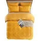 Hôtel 100% coton brodé couverture couette lit ensemble 4 pièces avec 40 chiffre de tissu