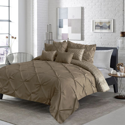 Fabrique en microfibre Densité de lit de confort Ensemble de 4 pièces de lit de luxe