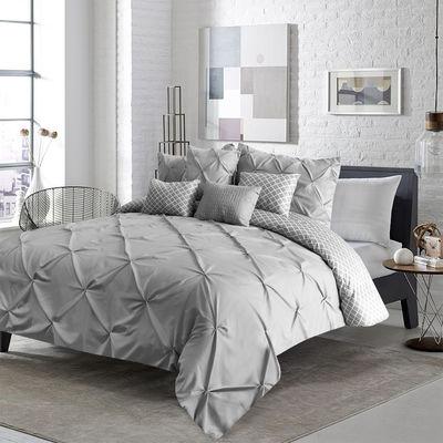 Fabrique en microfibre Densité de lit de confort Ensemble de 4 pièces de lit de luxe