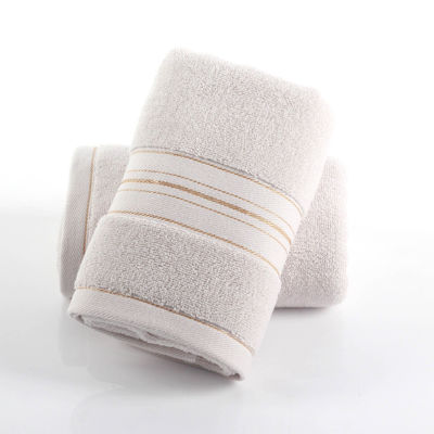 Modèle rayé 100% coton épaississement serviettes absorbante douce pour la peau, séchage rapide