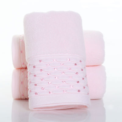 Modèle rayé 100% coton épaississement serviettes absorbante douce pour la peau, séchage rapide