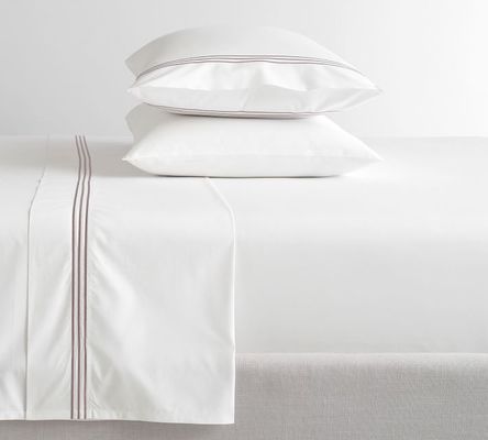 HôtelHome 100% coton brodé couverture couette lit ensemble 4 pièces unique double reine roi