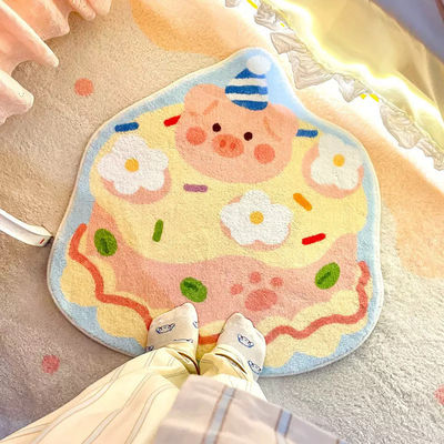 Tapis personnalisés Logo Cartoon Tapis pour enfants Enfant Prière Decoration de chambre rose Enfants Tapis Petits tapis pour chambre