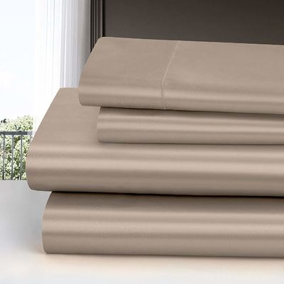 Couchette de lit en soie satinée non jetable pour la maison taille jumelle 2 PCS Lit plat