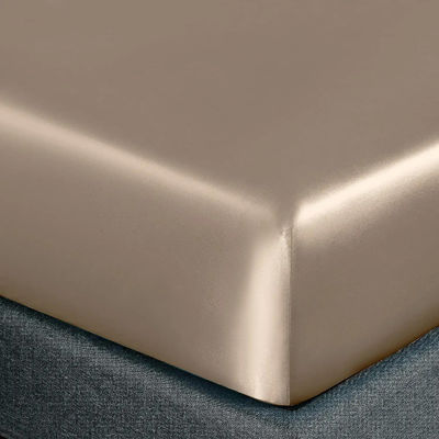 Couchette de lit en soie satinée non jetable pour la maison taille jumelle 2 PCS Lit plat