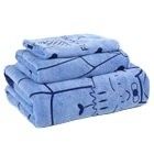 Ensemble de serviettes de bain en coton très apprécié avec conception absorbante épaisse et délai de paiement T/T