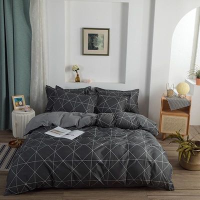 Tissu en polyester 4 pièces Lit ensemble pour 1,2m Lit Blanc Lit d'hôtel cinq étoiles