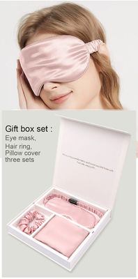 Casse à oreiller et masque oculaire en satin pour dormir toute la saison