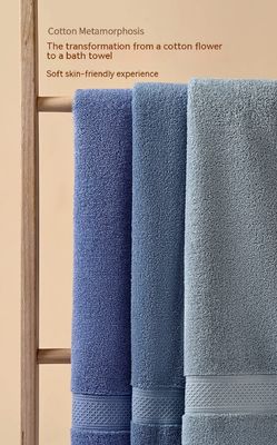 Des serviettes de coton douces et en peluche pour une expérience de bain luxueuse