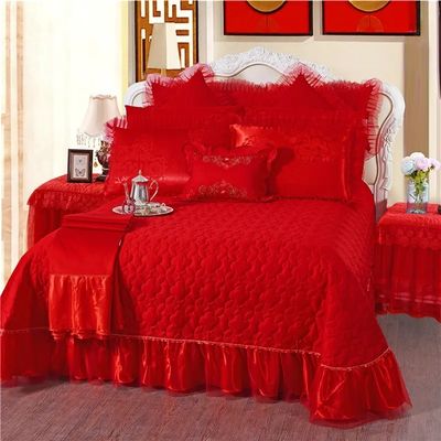 Style moderne 100% coton biologique Couverture pour la maison Ensembles de draps pour la maison Comfort Lit 8 pièces Ensemble de couverture de lit Sac en PVC