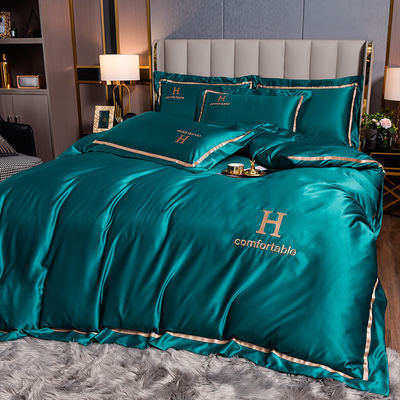 Couchette en polyester brodée sur mesure pour la fin chambre de luxe de style moderne