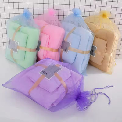 Ensemble de serviettes de bain en laine de corail pour tous les groupes d'âge