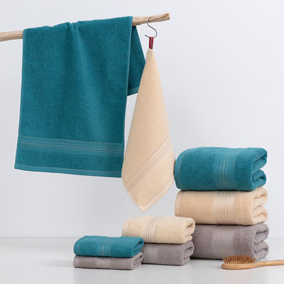 Ensemble de serviettes de bain rectangulaires en coton 32 serviettes pour le visage pour adultes et ménages
