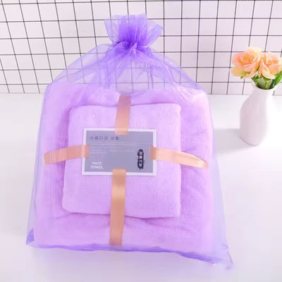 Ensemble de serviettes de bain en laine de corail pour tous les groupes d'âge