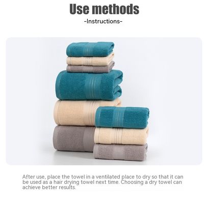 Ensemble de serviettes de bain rectangulaires en coton 32 serviettes pour le visage pour adultes et ménages