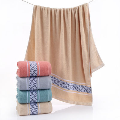 Conception personnalisée serviette de bain supportée tout coton absorbant unisexe taille