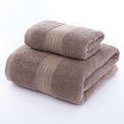 Hot Custom Pure Cotton Luxe Logo personnalisé absorption douce dorée satinée Dobby bain visage main cheveux serviette ensemble de l'échantillon de serviette de bébé