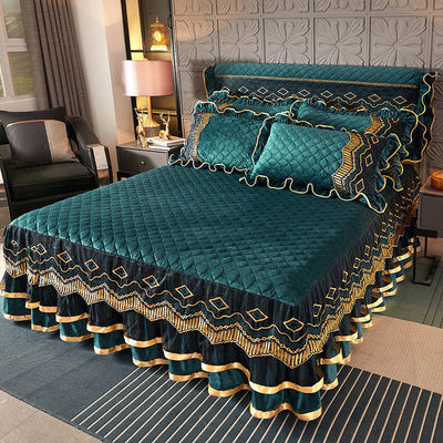 Robe de lit en polyester personnalisée Couverture de lit en trois pièces pour la maison 40 chiffres de tissu
