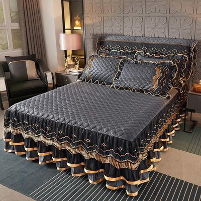 Robe de lit en polyester personnalisée Couverture de lit en trois pièces pour la maison 40 chiffres de tissu