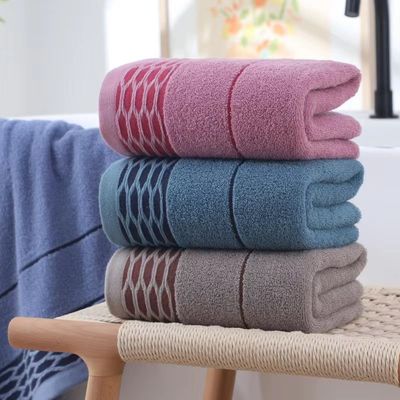 Coton pur couleur foncée serviette de bain absorbant séchage rapide Parfait pour le ménage
