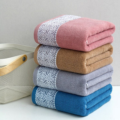 Servette de bain à fleurs de coton de couleur sombre pour ménage Séchage rapide et absorption de l'eau