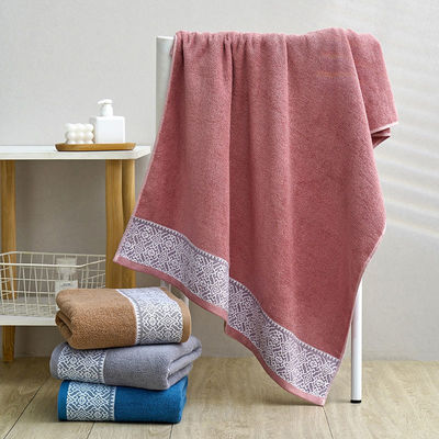 Servette de bain à fleurs de coton de couleur sombre pour ménage Séchage rapide et absorption de l'eau