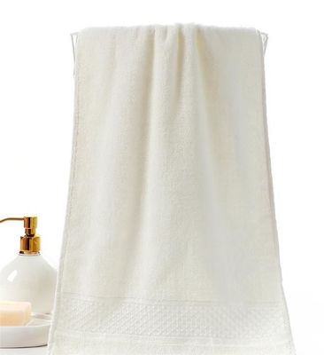 Jacquard 100% coton serviette pour le lavage du visage Couleur solide serviette douce Sélection populaire