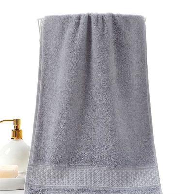 Jacquard 100% coton serviette pour le lavage du visage Couleur solide serviette douce Sélection populaire