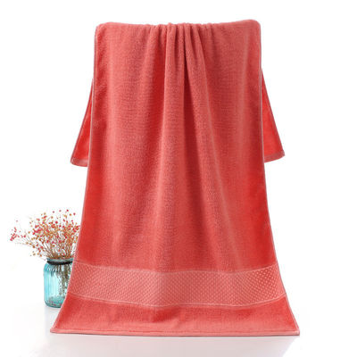 Jacquard 100% coton serviette pour le lavage du visage Couleur solide serviette douce Sélection populaire