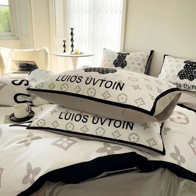 Ours Blanc 100% Polyester Fibre Lit Ensemble de luxe Ours Violent Couverture de couette