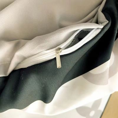 Ours Blanc 100% Polyester Fibre Lit Ensemble de luxe Ours Violent Couverture de couette