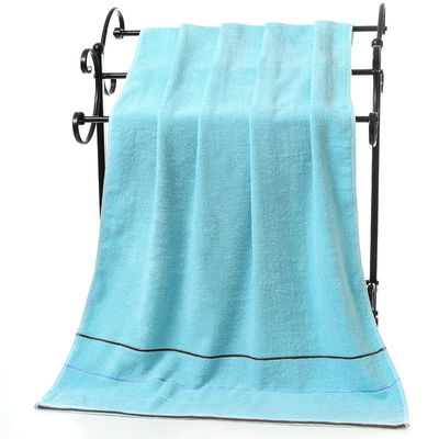 Ensemble de serviettes de bain à rayures de six couleurs en coton absorbant épais durable