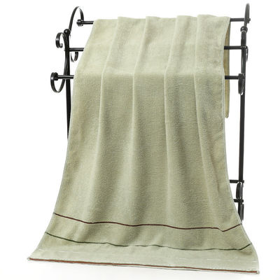 Ensemble de serviettes de bain à rayures de six couleurs en coton absorbant épais durable