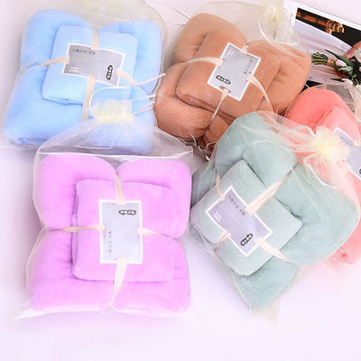 300 GSM Fleece de corail ensemble de serviettes de bain pour la maison hôtel Spa de fabricants OEM