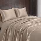 Couverture de lit en satin personnalisé, taille jumelle 2 PCS, couverture de lit plat avec conception tissée