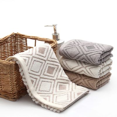 Touche faciale en coton pur 100% épaissie et absorbante 34*74cm pour douche adulte domestique