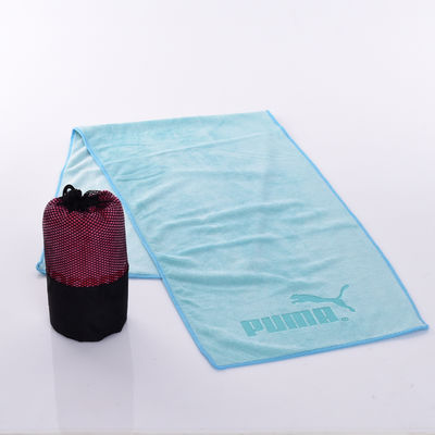 30*110cm Logo personnalisé serviette de gym en microfibre absorbant la sueur et séchant rapidement