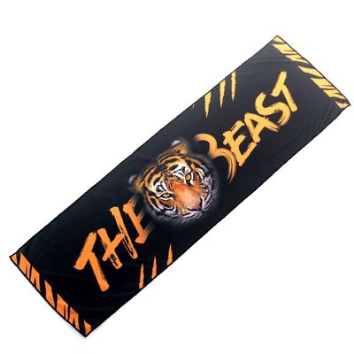 Des serviettes de sport à la mode imprimées avec le logo de glace à refroidissement rapide et du tissu 0.1 Jacquard