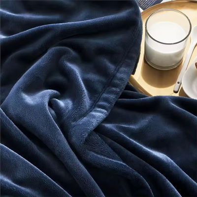Couverture de flanelle en microfibre super douce avec construction de style européen et américain