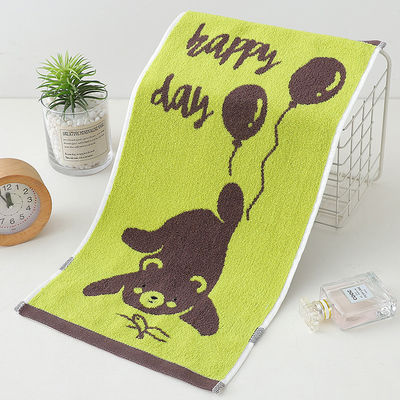 Logo personnalisé serviette en coton pour enfants pour ménage essuyer les mains à la maternelle