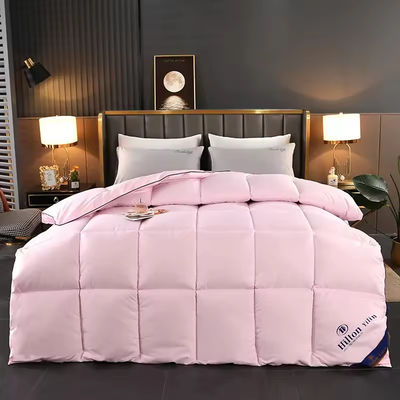 Maison 100% polyester épaissie chaude 5 étoiles Hilton Hôtel textile remplissage couette couette