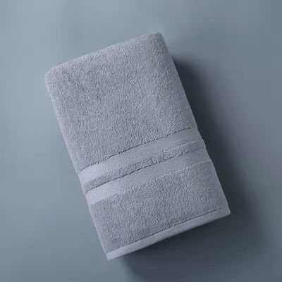 Ensemble de serviettes hypoallergéniques de couleur personnalisée 100% coton plus épais et absorbant doux