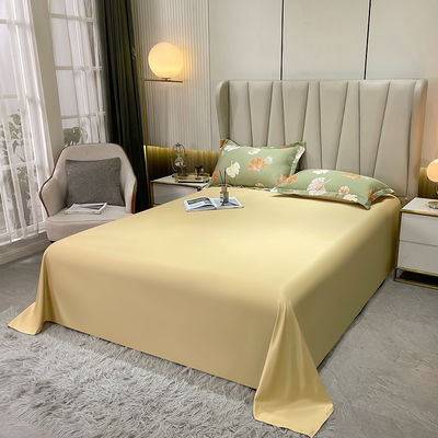 Des draps de lit en soie lavée de luxe, fournis en 4 pièces, remplis de draps doux et respirants