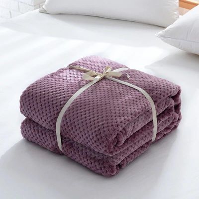 Couchette en laine de flanelle et couverture de genou pour les nuits froides
