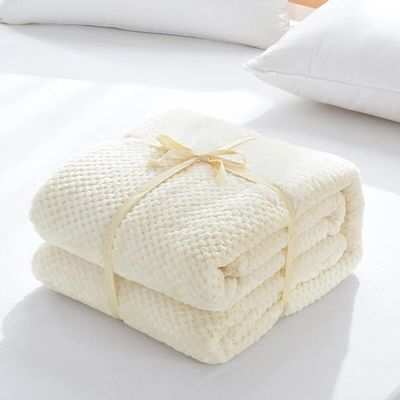 Couchette en laine de flanelle et couverture de genou pour les nuits froides