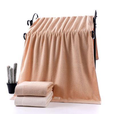 Ensemble de serviettes de bain en coton avec logo brodé Doux et absorbant Taille personnalisée 34*74 cm